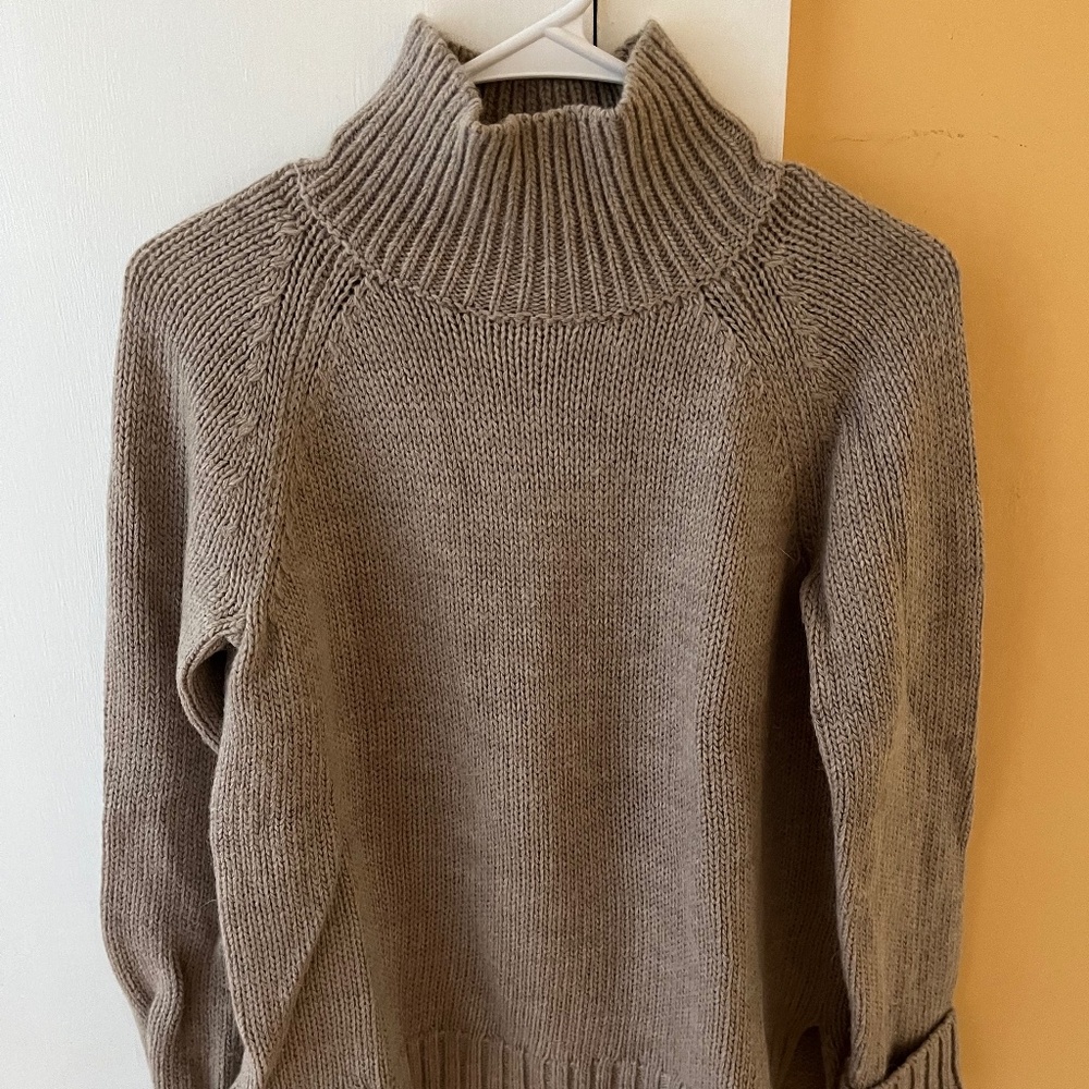 Garnet Hill Turtleneck Knit Sweater Small